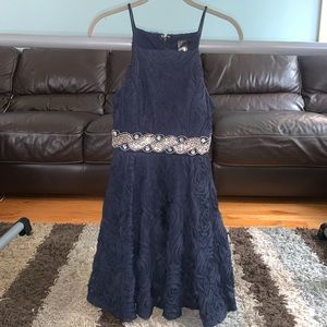 Trixxi Junior’s Navy Blue Party Dress